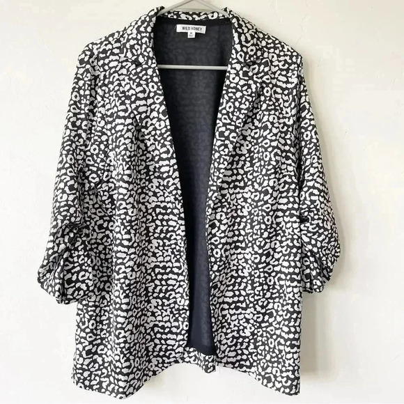 VICI Resilient Leopard Blazer Medium EUC - Picture 2 of 8